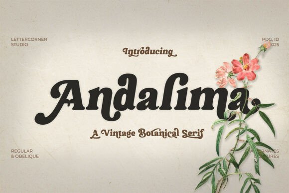 Andalima Font: Elegant Serif for Creative Projects