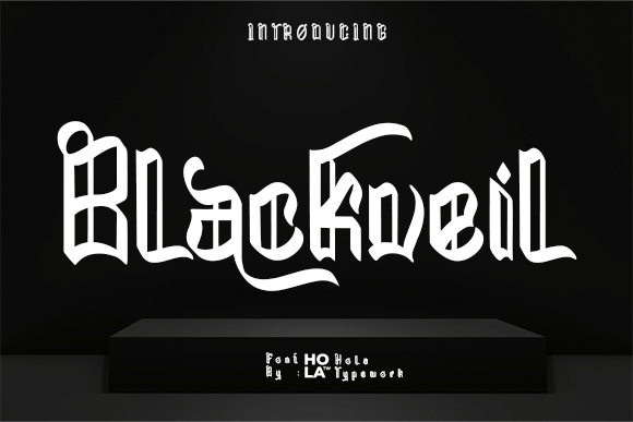 Blackveil: A Bold Blackletter Font