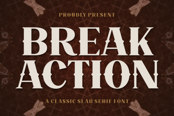 Break Action Font for Bold Branding