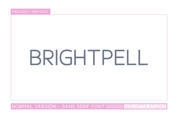 Brightpell: A Bold Sans Serif for Clear Campaigns