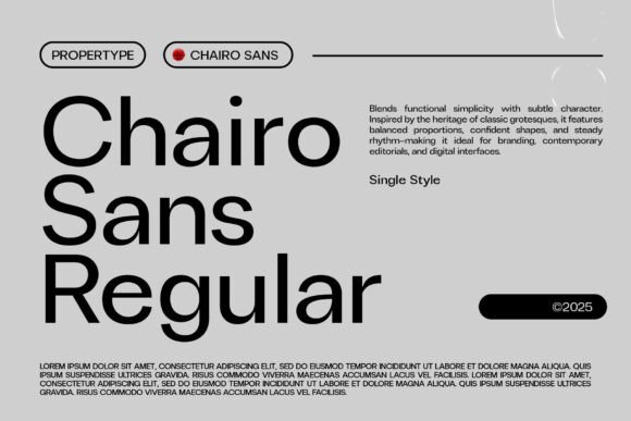 Chairosans: A Modern Sans Serif for Makers
