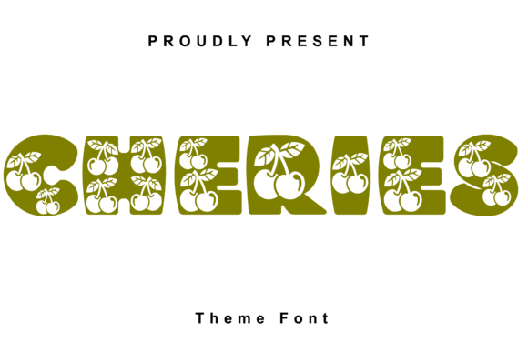 Cheries: A Vibrant Display Font