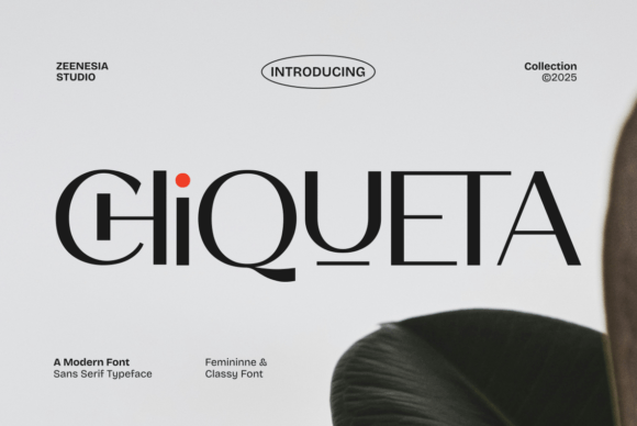 Chiqueta: A Modern Font for Creative Makers
