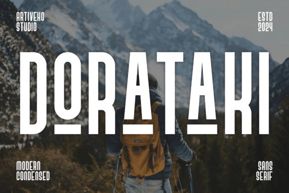 Dorataki: Modern Font for Digital Marketing