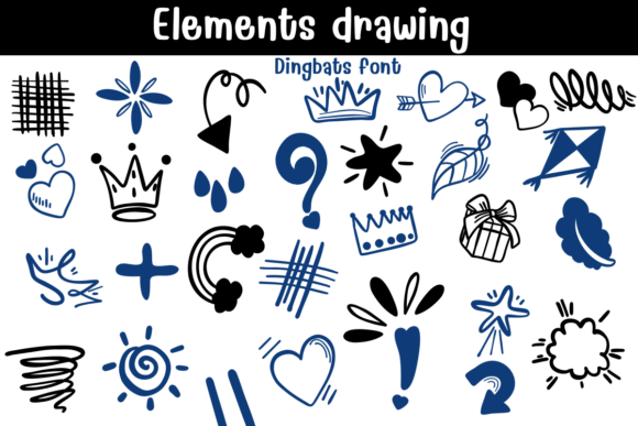 Elements Drawing Font Review