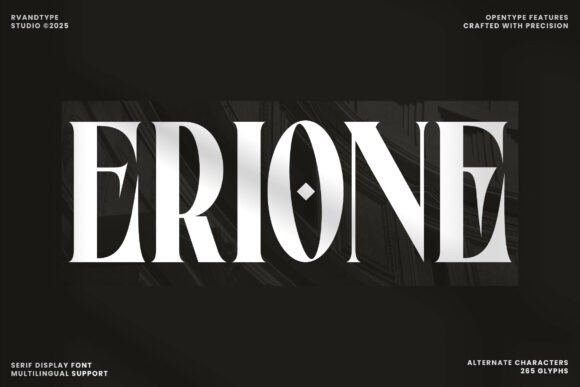 Erione: A Bold Serif Font for Business