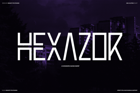 Hexazor Font Review