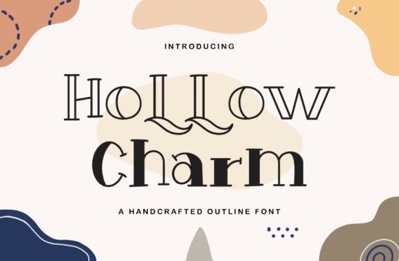 Hollow Charm: A Bold Serif for Real-World Design