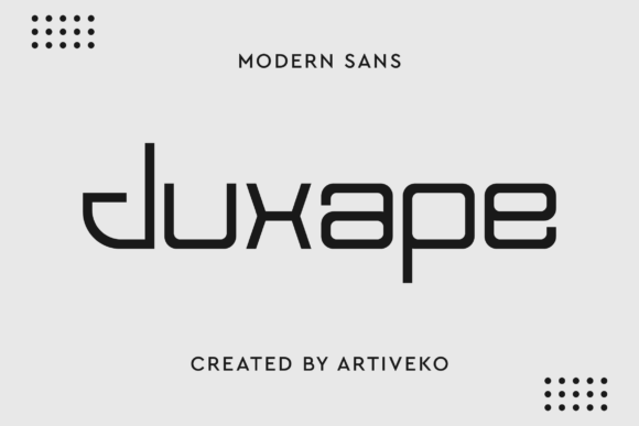 Juxape: A Bold Font for Modern Design