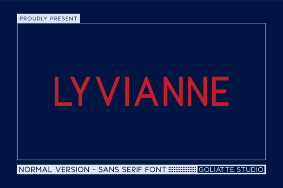 Lyvianne: A Modern Sans Serif Typeface