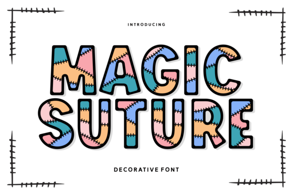 Magic Suture Font: Enchanting Design