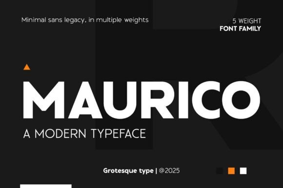 Maurico: A Modern Sans Serif for Campaigns