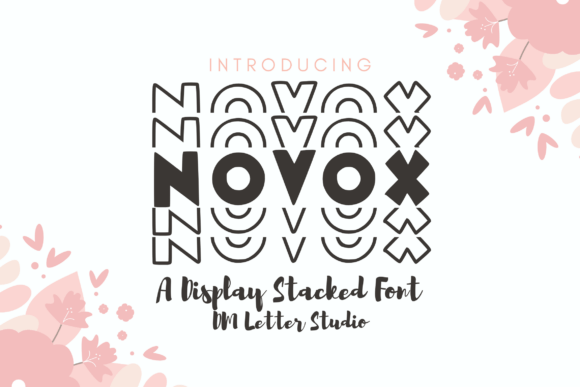 Novox Stacked: A Bold Font for Business