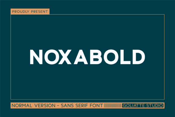Noxabold: A Bold Sans Serif for Web Design