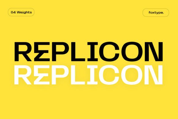 Replicon: A Bold Display Typeface