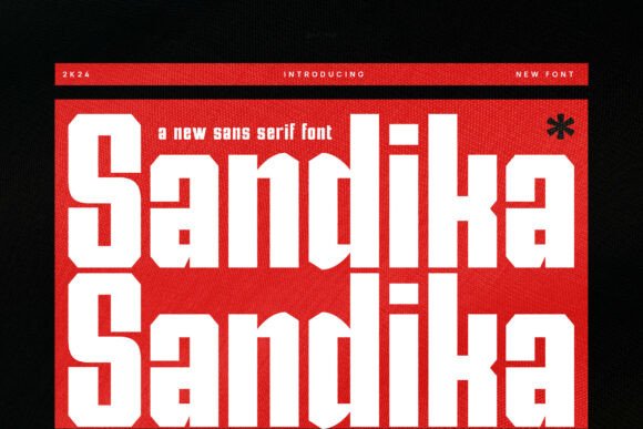 Sandika: A Modern Sans Serif Font