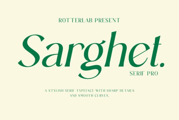 Sarghet Slant: A Serif Font for Web Design