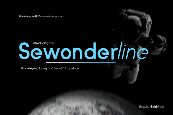 Sewonderline: A Modern Sans Serif for Web Design