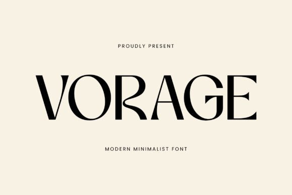 Vorage: A Premium Serif Font for Business Branding