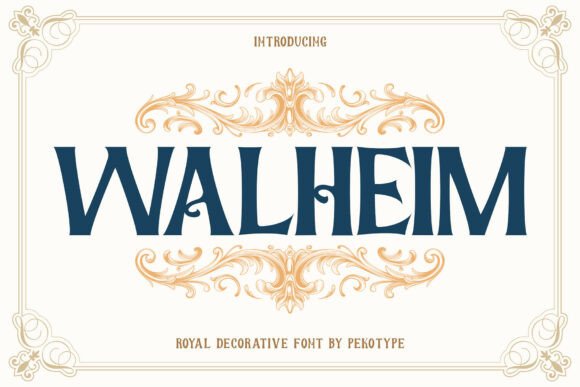Walheim: A Bold Serif Font for Web Design