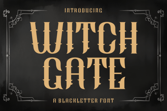 Witch Gate: A Darkly Elegant Font for Business