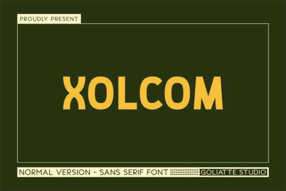 Xolcom: A Bold Sans Serif for Clear Campaigns