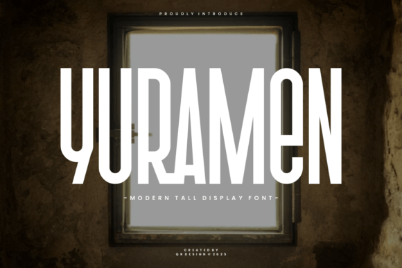 Yuramen: A Bold Display Font for Digital Marketing